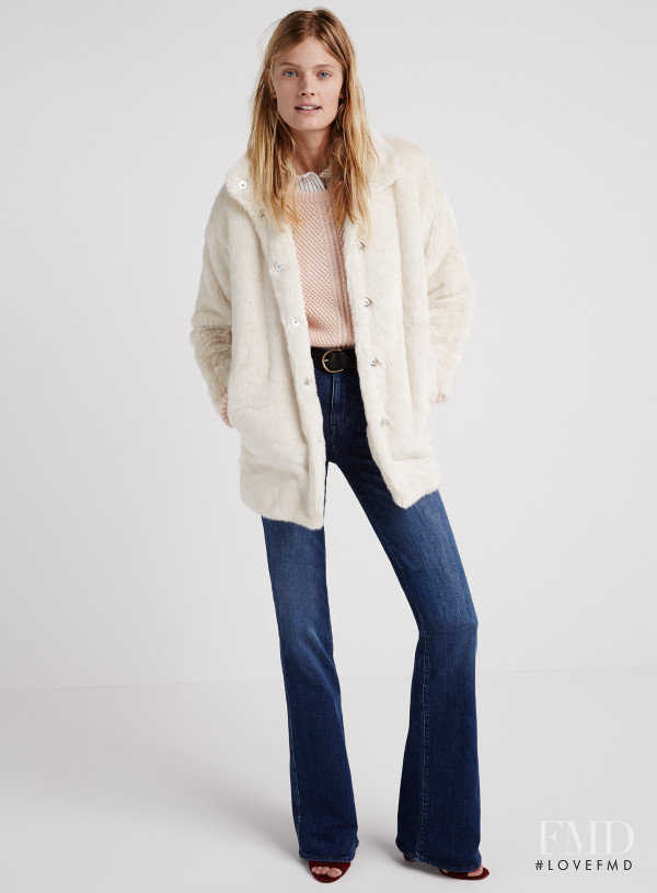 Constance Jablonski featured in  the Madewell lookbook for Spring 2016