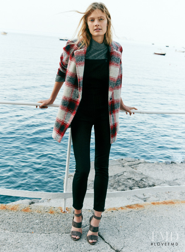 Constance Jablonski featured in  the Madewell lookbook for Fall 2015