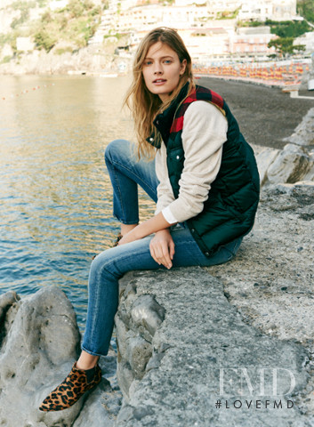 Constance Jablonski featured in  the Madewell lookbook for Fall 2015