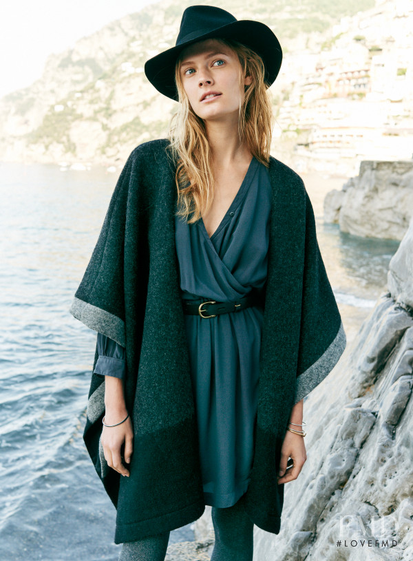 Constance Jablonski featured in  the Madewell lookbook for Fall 2015