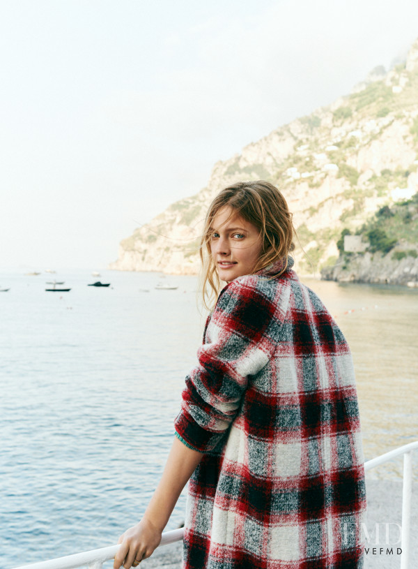 Constance Jablonski featured in  the Madewell lookbook for Fall 2015