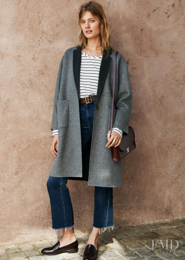 Constance Jablonski featured in  the Madewell lookbook for Fall 2015