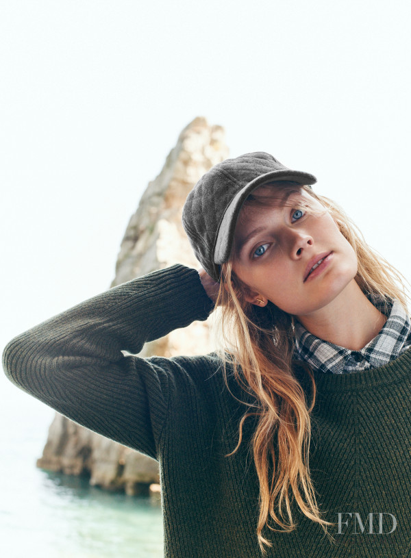 Constance Jablonski featured in  the Madewell lookbook for Fall 2015
