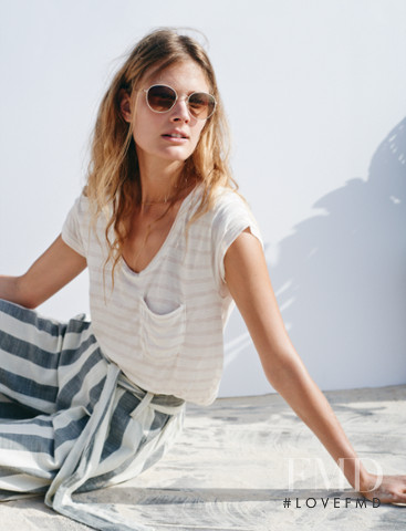 Constance Jablonski featured in  the Madewell lookbook for Summer 2015