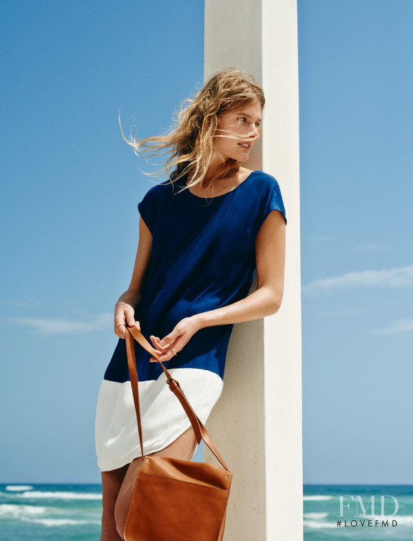 Constance Jablonski featured in  the Madewell lookbook for Summer 2015