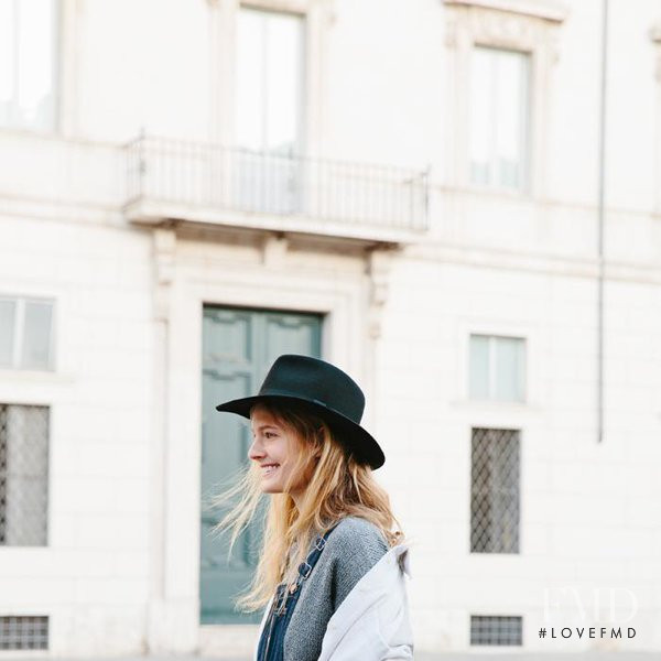 Constance Jablonski featured in  the Madewell lookbook for Summer 2015