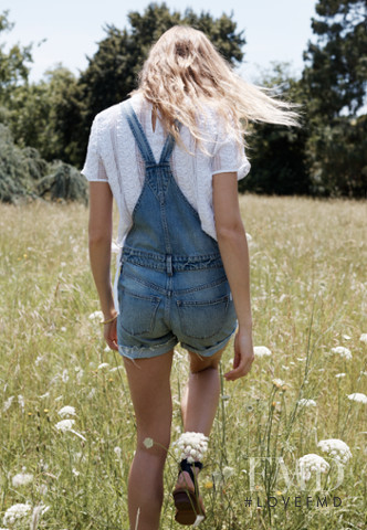 Constance Jablonski featured in  the Madewell lookbook for Spring 2015