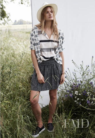 Constance Jablonski featured in  the Madewell lookbook for Spring 2015