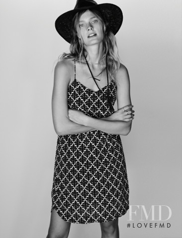 Constance Jablonski featured in  the Madewell lookbook for Spring 2015