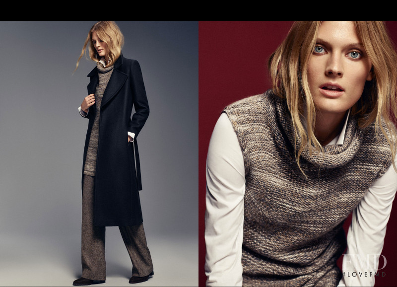 Constance Jablonski featured in  the Massimo Dutti New Attitude lookbook for Autumn/Winter 2015