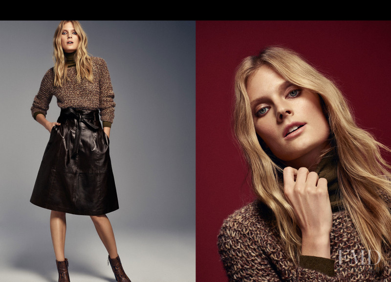 Constance Jablonski featured in  the Massimo Dutti New Attitude lookbook for Autumn/Winter 2015