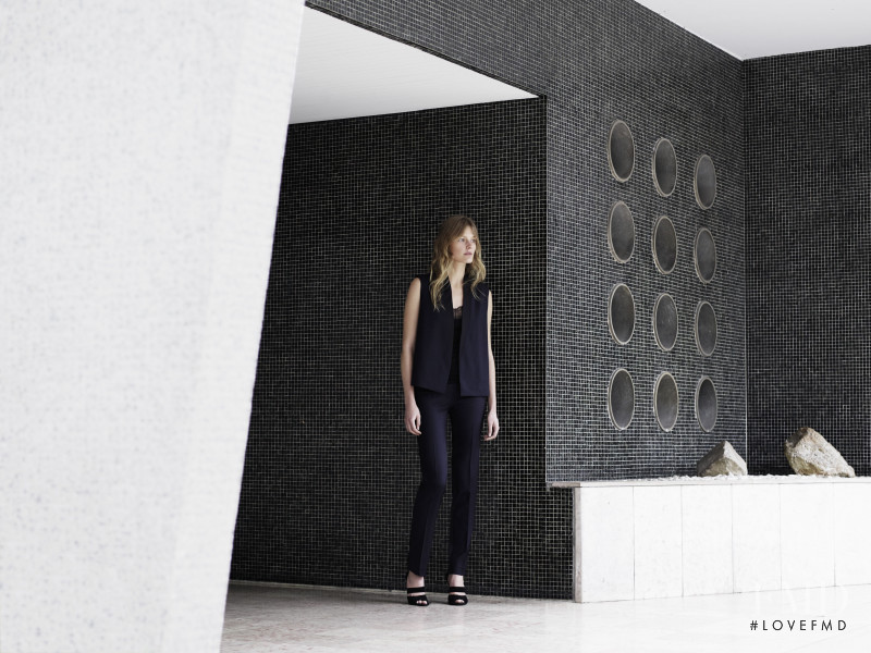 Constance Jablonski featured in  the Filippa K advertisement for Autumn/Winter 2014