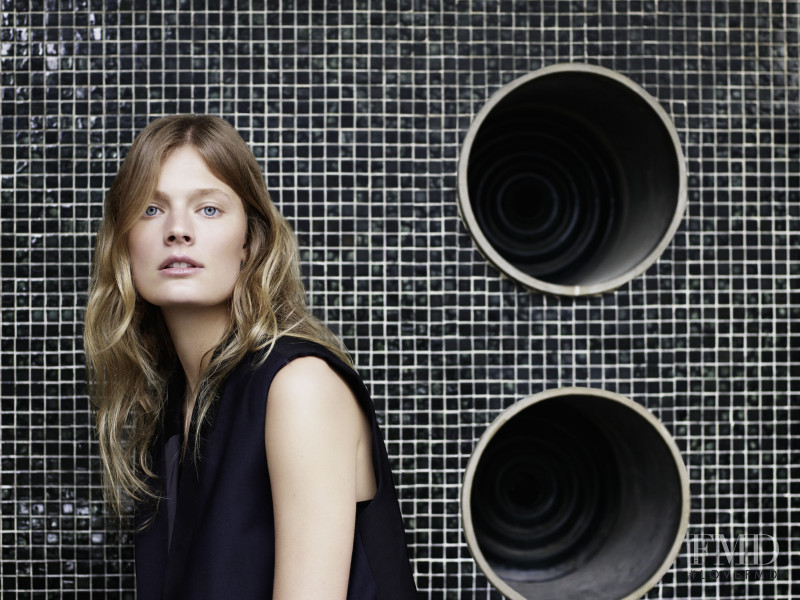 Constance Jablonski featured in  the Filippa K advertisement for Autumn/Winter 2014