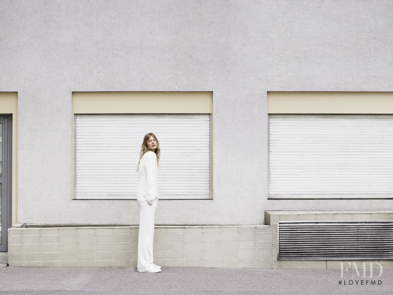 Constance Jablonski featured in  the Filippa K advertisement for Autumn/Winter 2014