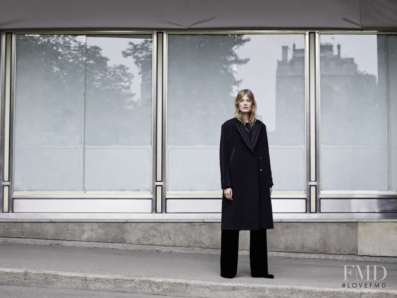 Constance Jablonski featured in  the Filippa K advertisement for Autumn/Winter 2014