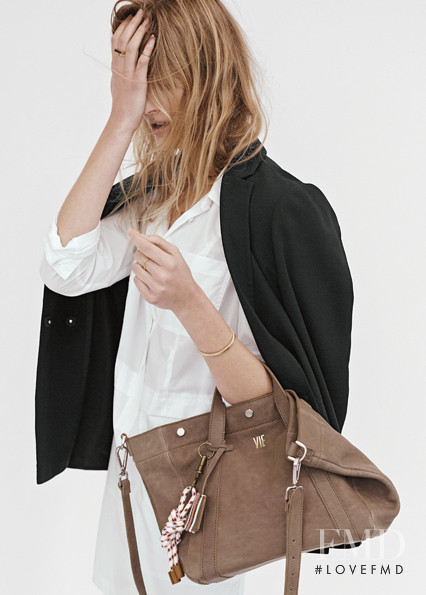 Constance Jablonski featured in  the Madewell lookbook for Spring 2015