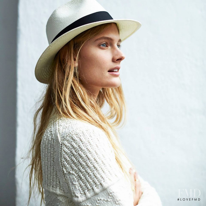 Constance Jablonski featured in  the Madewell lookbook for Spring 2015