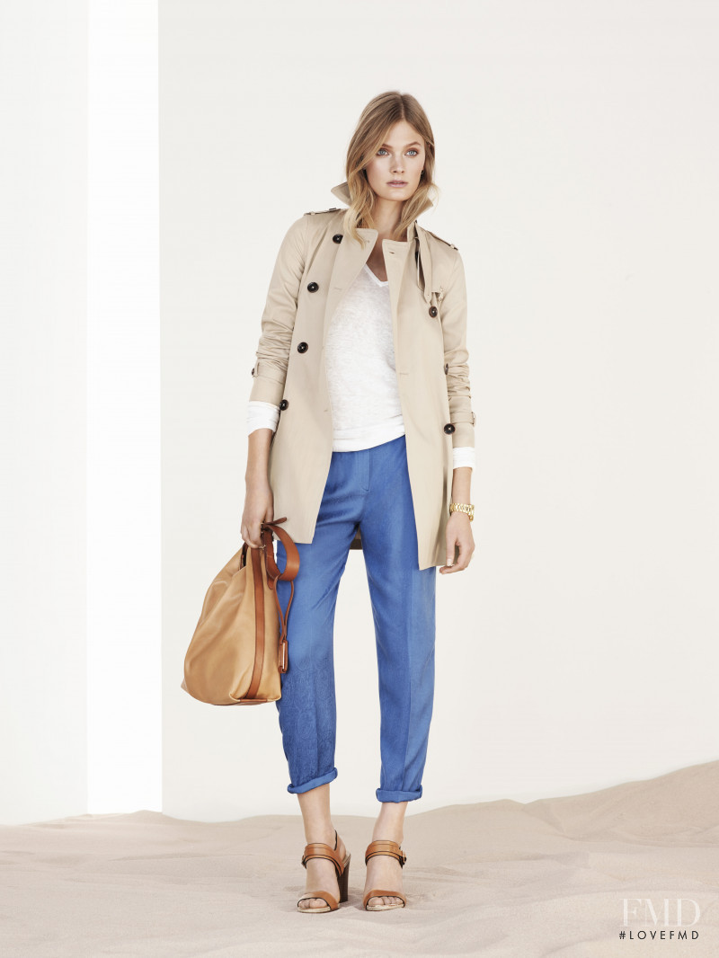 Constance Jablonski featured in  the Massimo Dutti lookbook for Spring 2014