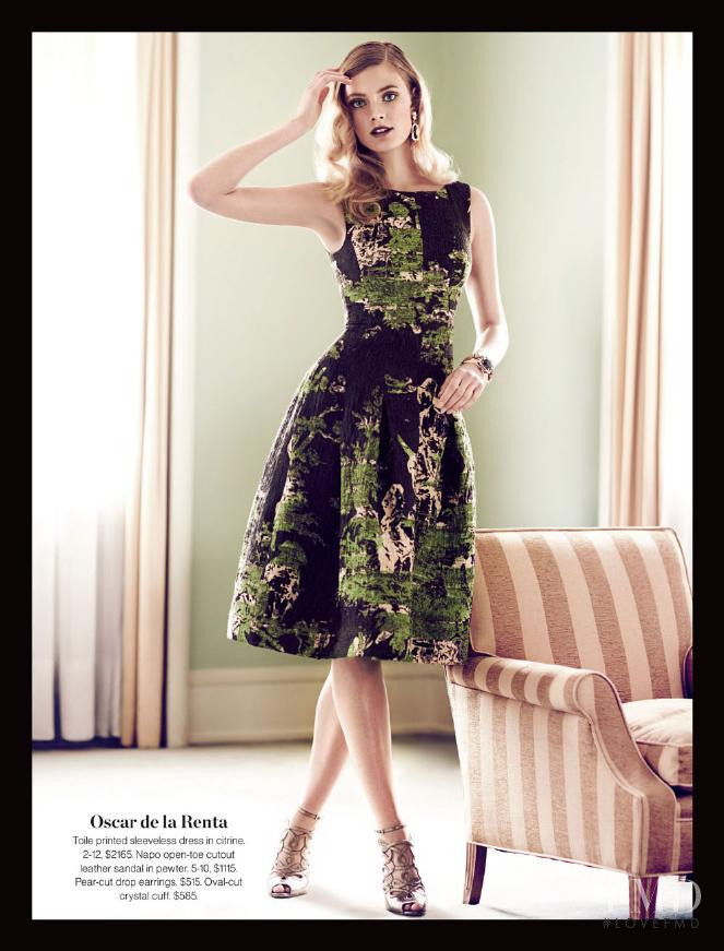 Constance Jablonski featured in  the Holt Renfrew catalogue for Autumn/Winter 2013