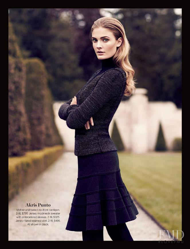 Constance Jablonski featured in  the Holt Renfrew catalogue for Autumn/Winter 2013