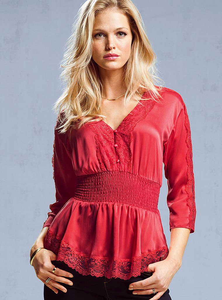 Erin Heatherton featured in  the Victoria\'s Secret catalogue for Spring/Summer 2013