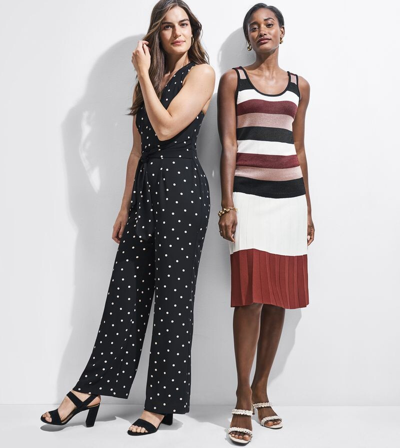 Melodie Monrose featured in  the Ann Taylor advertisement for Summer 2019