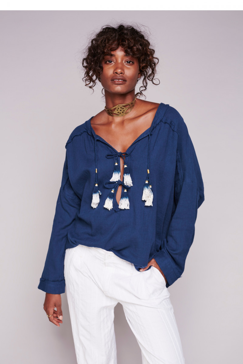 Melodie Monrose featured in  the Free People catalogue for Summer 2016