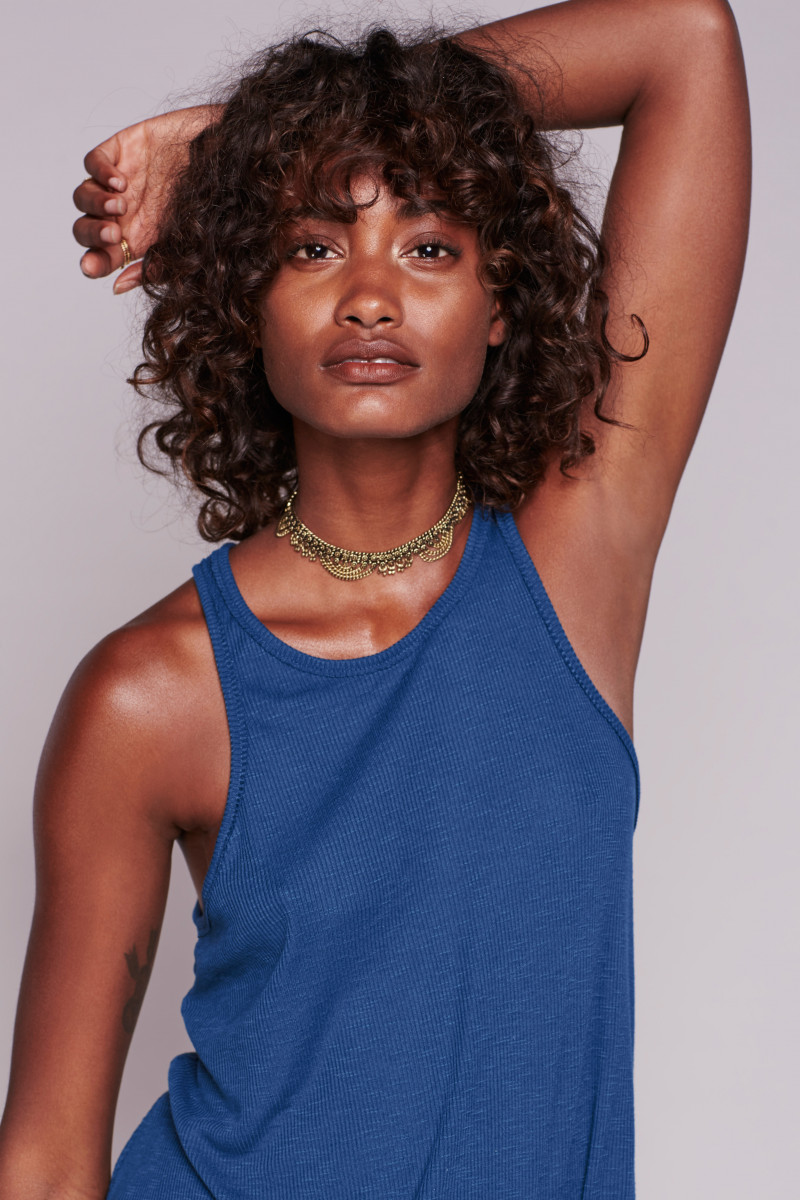 Melodie Monrose featured in  the Free People catalogue for Summer 2016