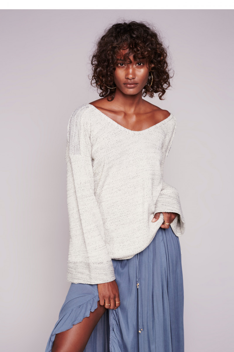 Melodie Monrose featured in  the Free People catalogue for Summer 2016