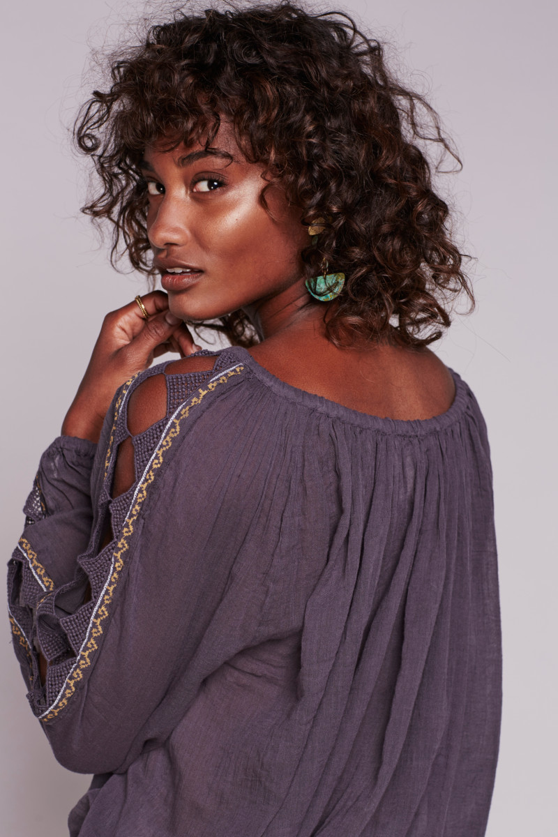 Melodie Monrose featured in  the Free People catalogue for Summer 2016