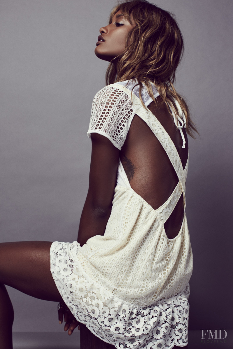 Melodie Monrose featured in  the For Love & Lemons Summer Romance lookbook for Resort 2016
