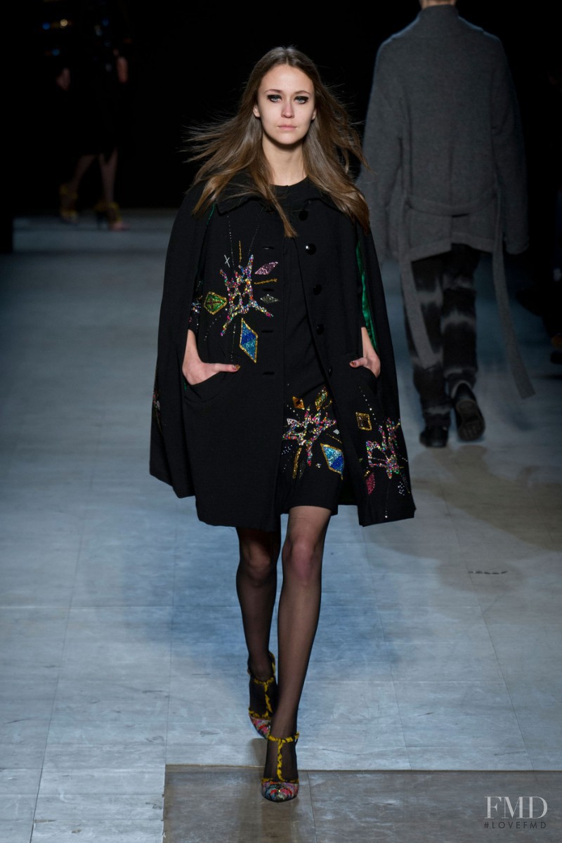 Nastya Choo featured in  the Libertine fashion show for Autumn/Winter 2013