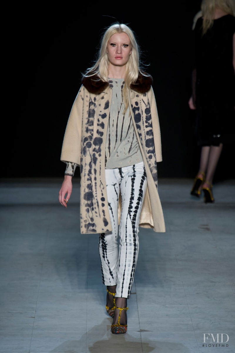Veronika Losyuk featured in  the Libertine fashion show for Autumn/Winter 2013