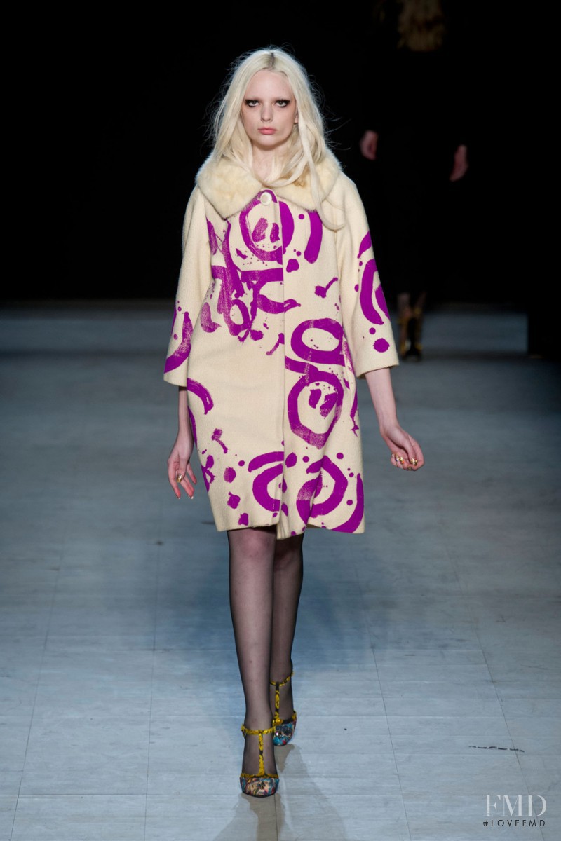 Chrystal Copland featured in  the Libertine fashion show for Autumn/Winter 2013