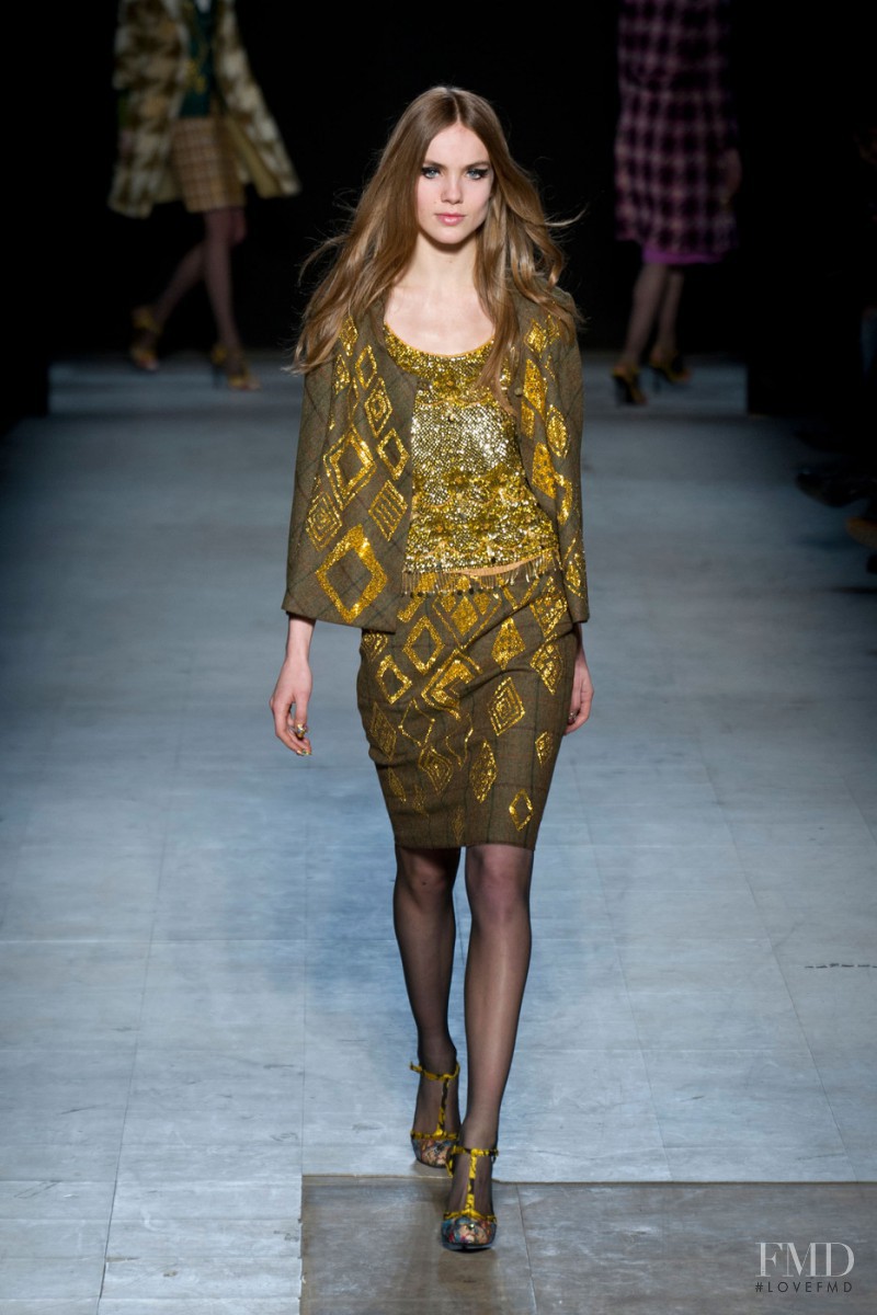 Odile Coco van Stuijvenberg featured in  the Libertine fashion show for Autumn/Winter 2013