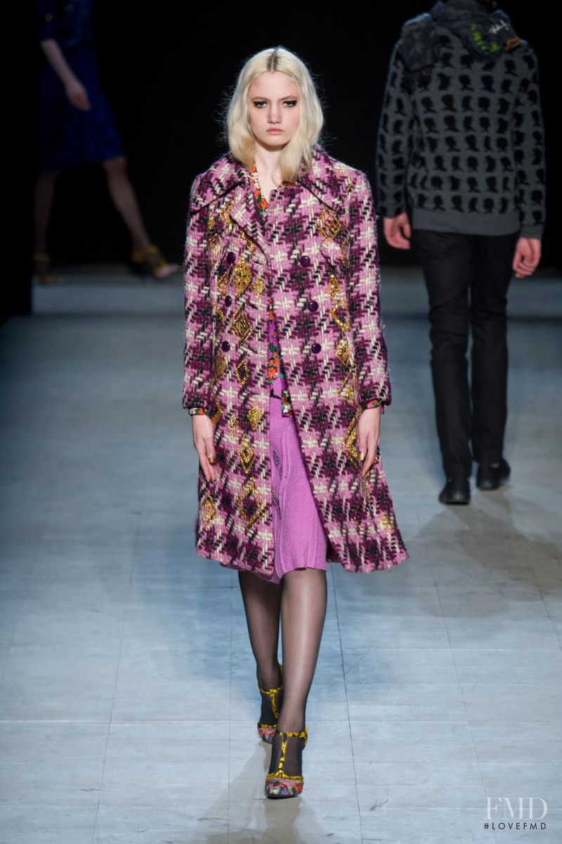 Lily Walker featured in  the Libertine fashion show for Autumn/Winter 2013