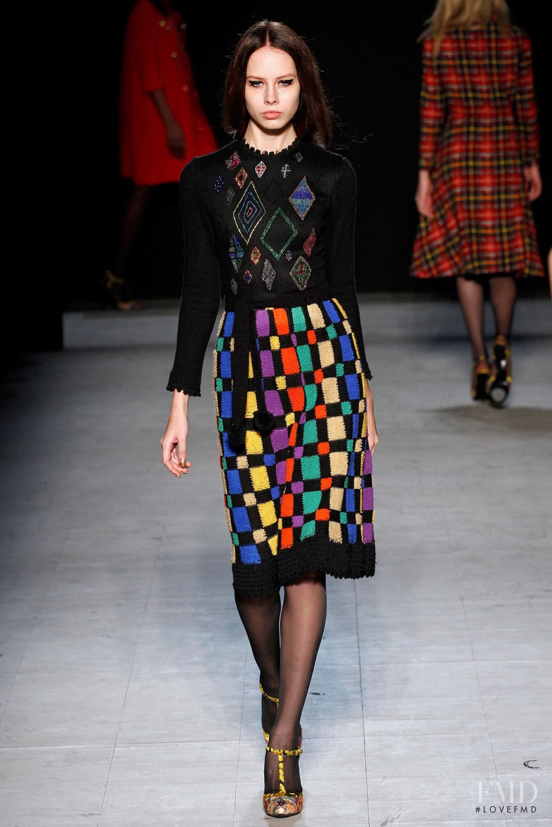 Ulla Reiss featured in  the Libertine fashion show for Autumn/Winter 2013
