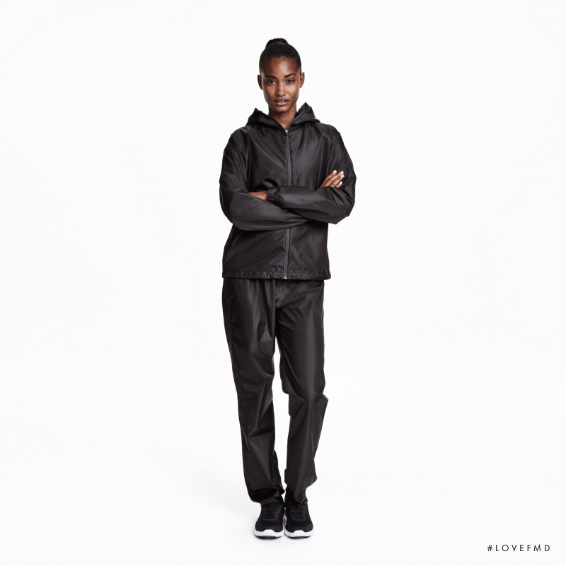 Melodie Monrose featured in  the H&M Sport catalogue for Summer 2016