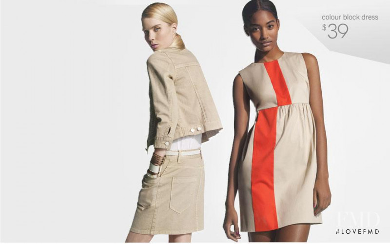 Melodie Monrose featured in  the Joe Fresh advertisement for Spring/Summer 2012