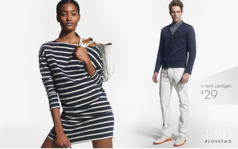 Melodie Monrose featured in  the Joe Fresh advertisement for Spring/Summer 2012