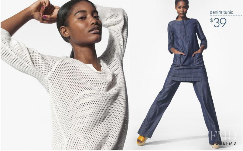 Melodie Monrose featured in  the Joe Fresh advertisement for Spring/Summer 2012