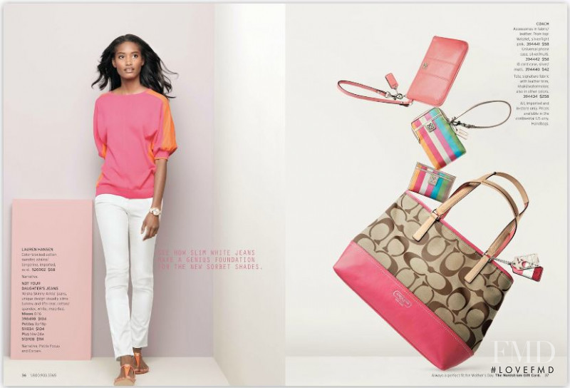 Melodie Monrose featured in  the Nordstrom catalogue for Summer 2012