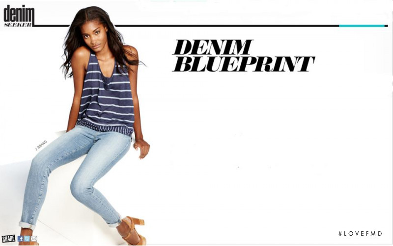 Melodie Monrose featured in  the Bloomingdales lookbook for Spring/Summer 2012