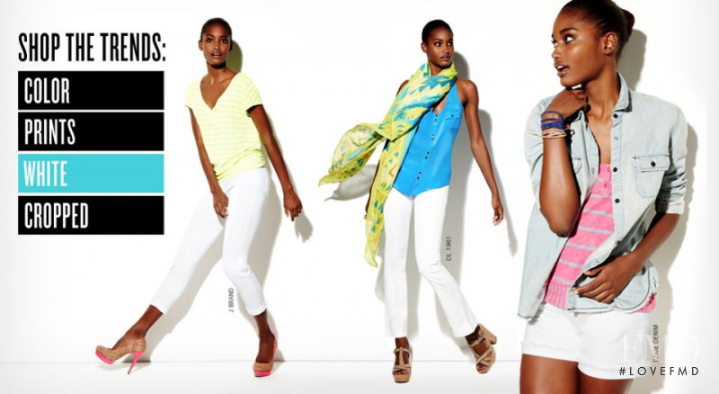 Melodie Monrose featured in  the Bloomingdales lookbook for Spring/Summer 2012