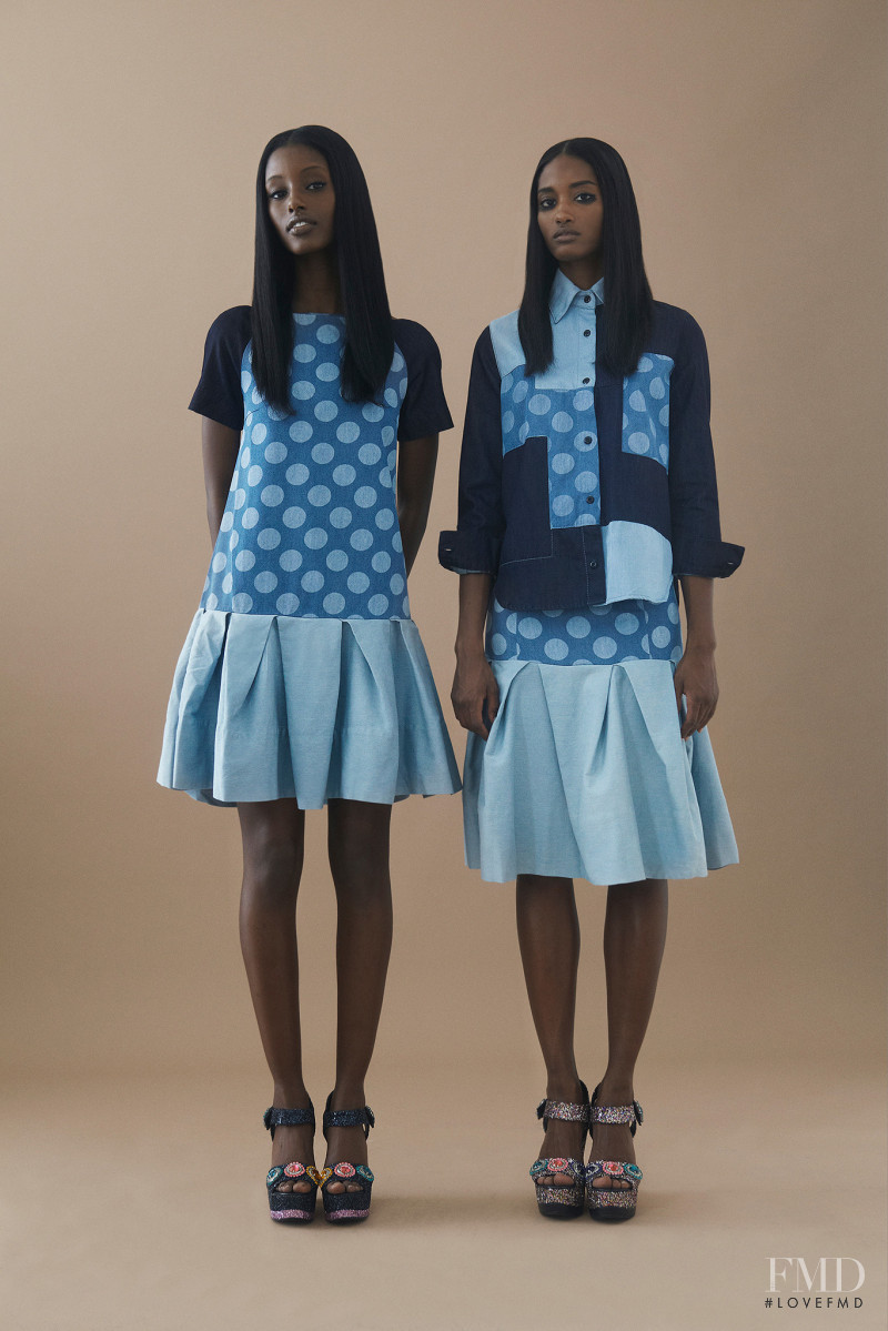 Melodie Monrose featured in  the House of Holland lookbook for Resort 2014