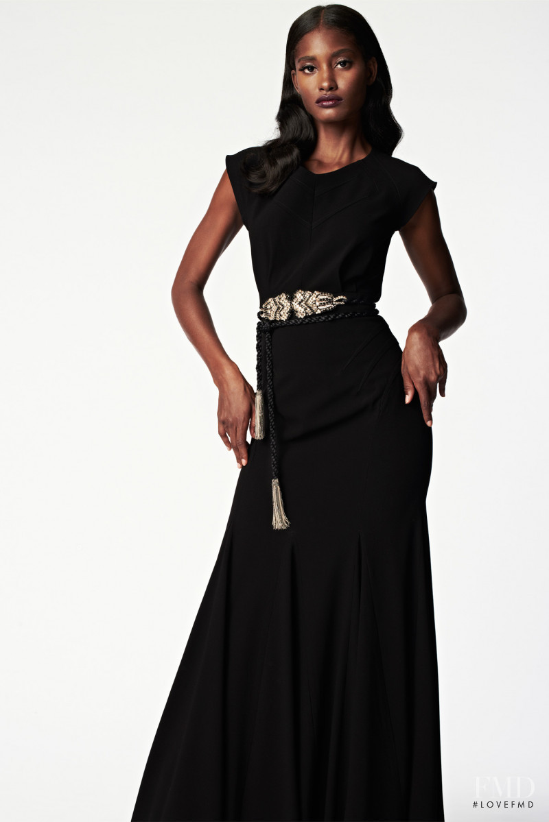 Melodie Monrose featured in  the Zac Zac Posen lookbook for Spring/Summer 2014