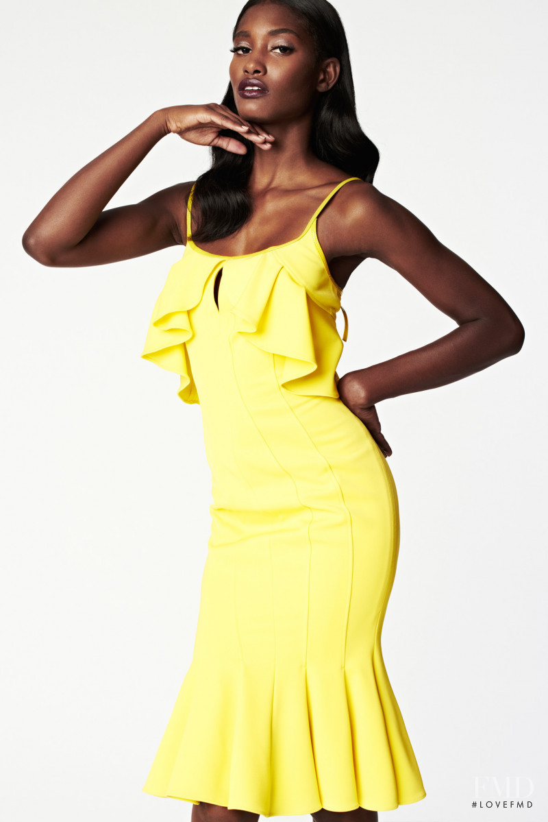 Melodie Monrose featured in  the Zac Zac Posen lookbook for Spring/Summer 2014
