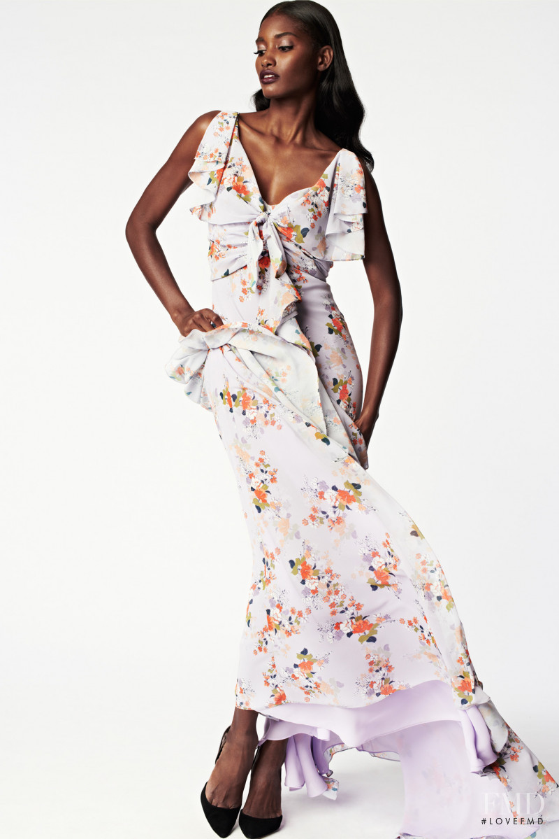 Melodie Monrose featured in  the Zac Zac Posen lookbook for Spring/Summer 2014