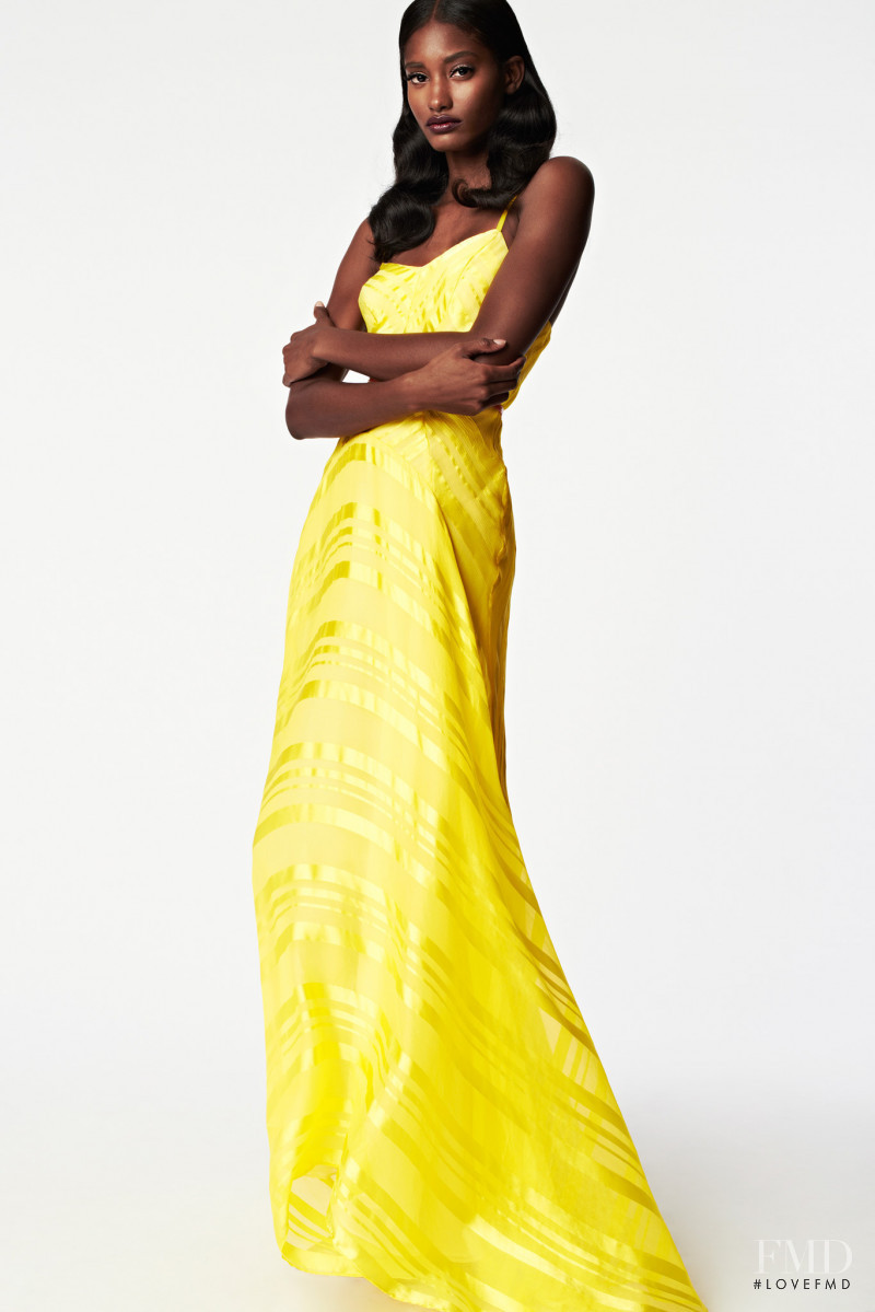 Melodie Monrose featured in  the Zac Zac Posen lookbook for Spring/Summer 2014