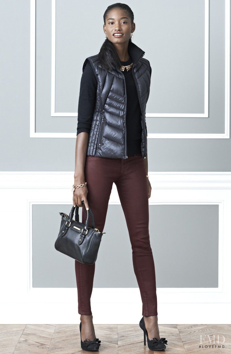 Melodie Monrose featured in  the Nordstrom catalogue for Winter 2013